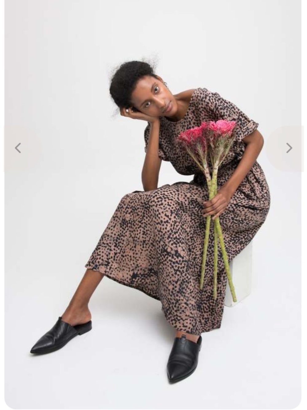 OSEI-DURO NONNA DRESS IN SNAKEBITE - Picture 2 of 9